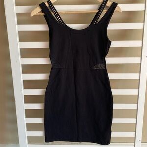 H&M Black Mini Dress Size 6